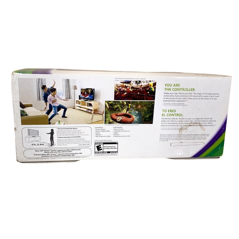 Microsoft Xbox 360 Kinect Sensor Motion Camera with Original Box Black - Picture 4 of 5